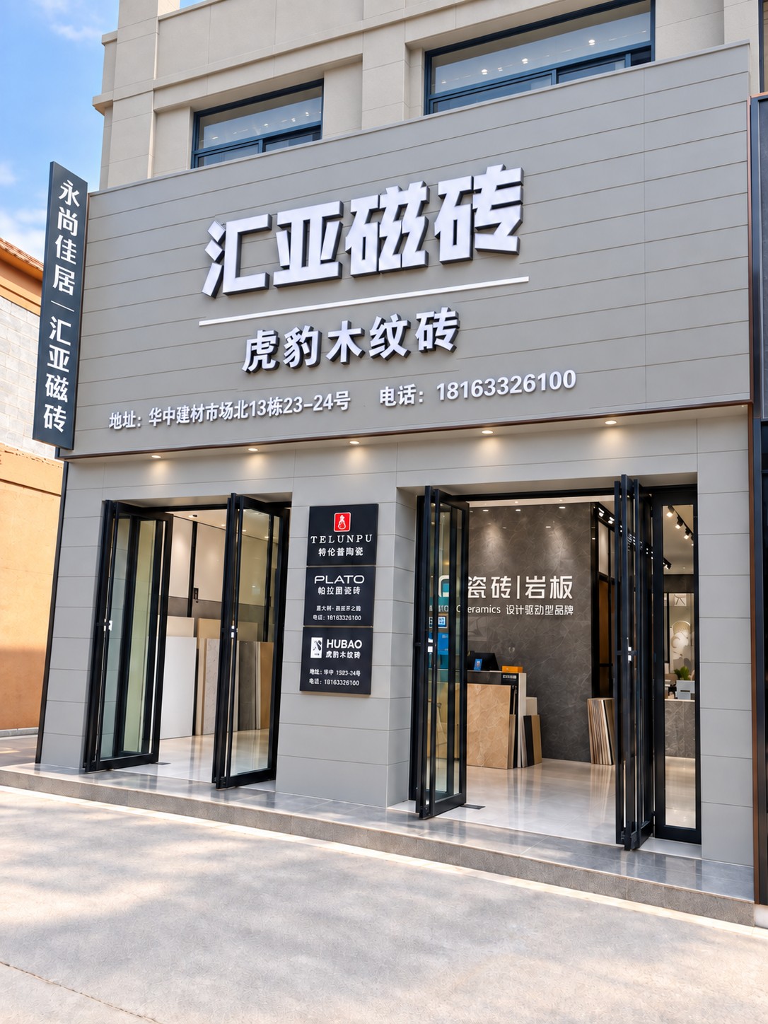 武汉哪里可以买到汇亚磁砖？永尚佳居实体展厅选购指南配图